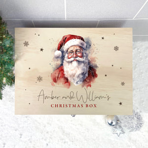 Personalised Traditional Santa Christmas Eve Box - 5 Sizes (16cm | 20cm | 26cm | 30cm | 36cm)