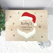 Load image into Gallery viewer, Personalised Santa Face Christmas Eve Box - 5 Sizes (16cm | 20cm | 26cm | 30cm | 36cm)
