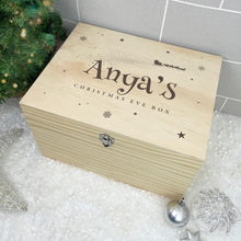 Load image into Gallery viewer, Personalised Santa Sleigh Christmas Eve Box - 5 Sizes (16cm | 20cm | 26cm | 30cm | 36cm)
